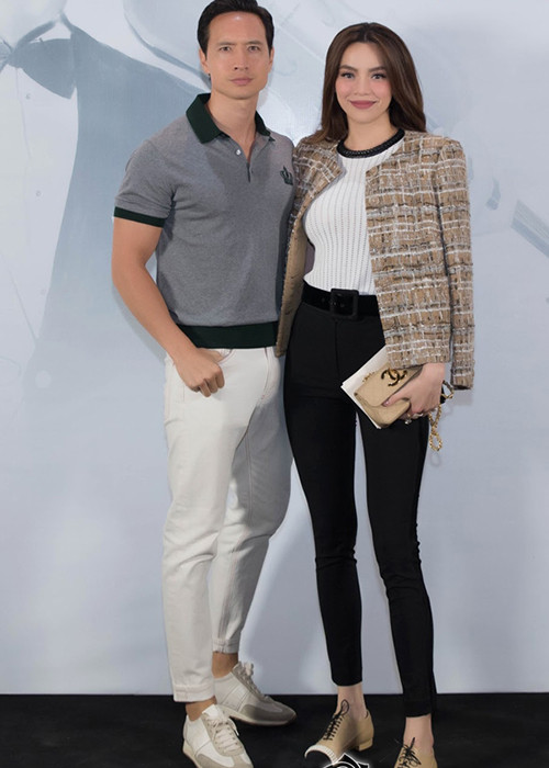 Kim Lý thường xuyên tháp tùng bạn gái đi diễn, đi sự kiện.