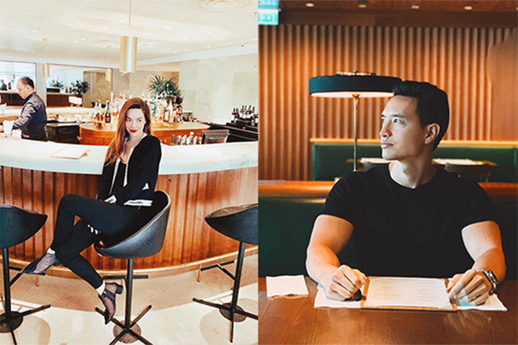 Thời gian quan, Hồ Ngọc Hà và Kim Lý liên tục xuất ngoại cùng nhau. Ảnh: Sức khỏe cộng đồng