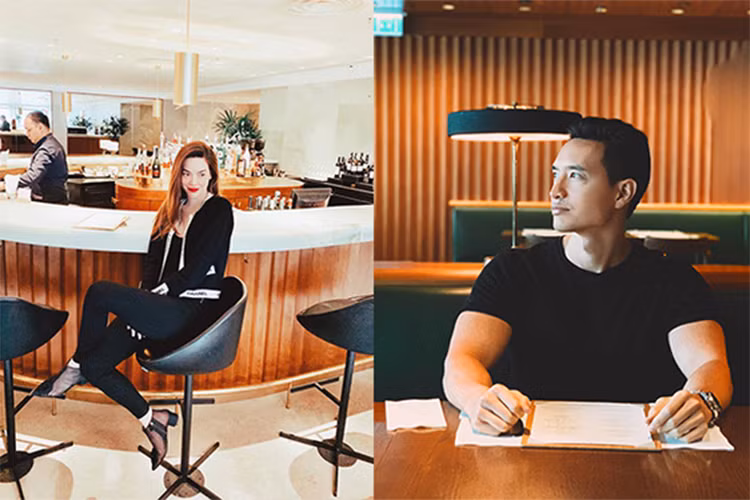 Thời gian quan, Hồ Ngọc Hà và Kim Lý liên tục xuất ngoại cùng nhau. Ảnh: Sức khỏe cộng đồng