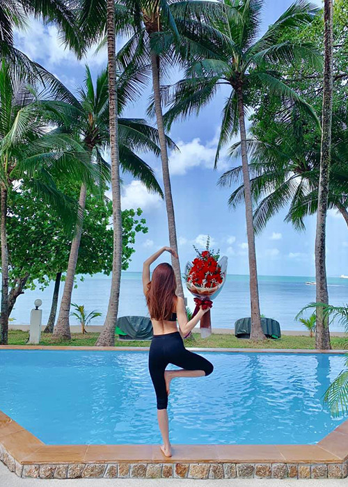 Cách đây không lâu, cả hai cùng đón Valentine tại Thái Lan.