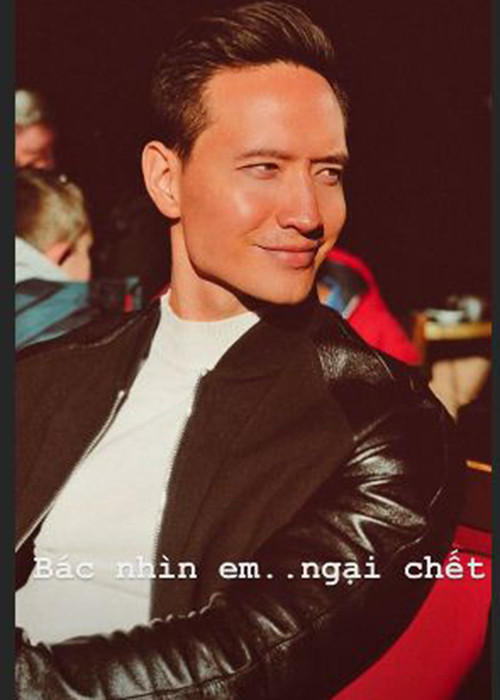 Gần đây, "nữ hoàng giải trí" tiết lộ khoảnh khắc Kim Lý nhìn cô đắm đuối khiến cô "xấu hổ".