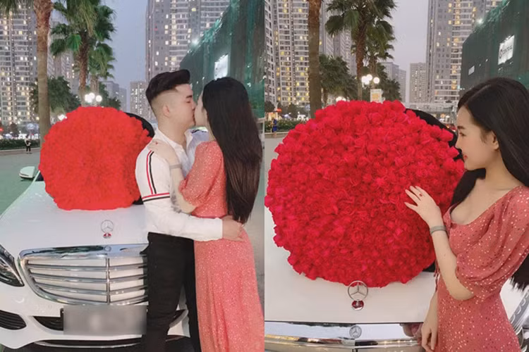 Cư dân mạng đang truyền tay nhau clip một cô gái được cho là Lê Âu Ngân Anh được người yêu cầu hôn gần bờ hồ Hoàn Kiếm (Hà Nội) vào dịp Valentine. Ảnh: Vietnamnet