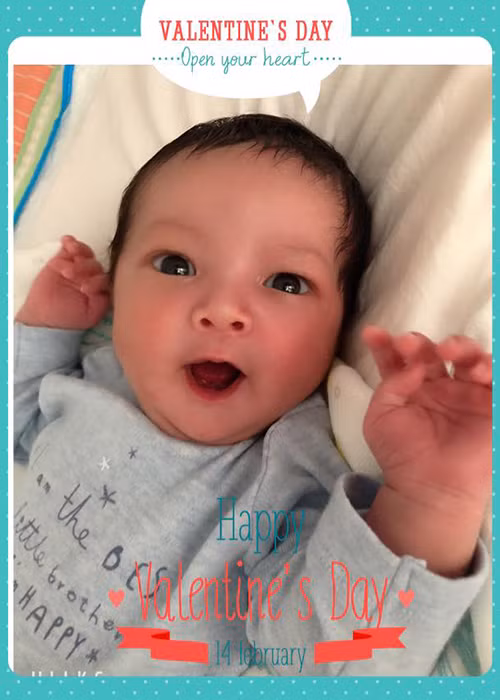 Quý tử nhà Thanh Thúy nặng 4.8 kg, dài 51 cm khi cất tiếng khóc chào đời.