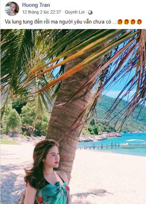 Năm 2018, Trần Hương cũng từng có những động thái tương tự khiến dư luận đồn đoán về hôn nhân của cô và Việt Anh.