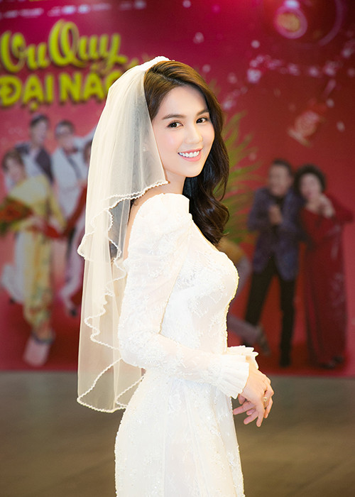 "Vu quy đại náo" là dự án phim ảnh có sự tham gia diễn xuất của Ngọc Trinh. Ảnh: FBNV