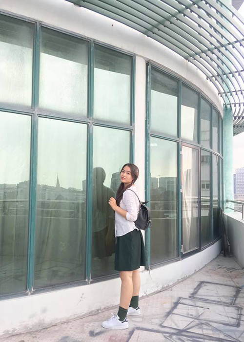 Khánh Trinh từng giấu việc là con gái của danh hài Hoàng Mập.