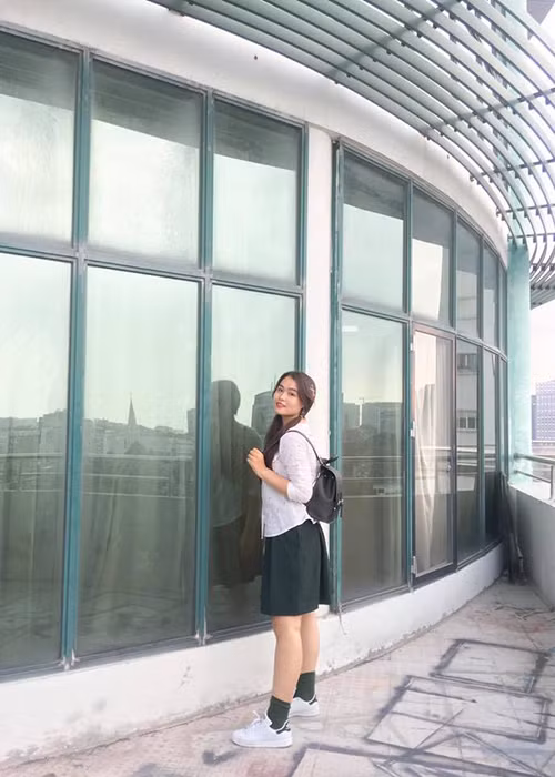 Khánh Trinh từng giấu việc là con gái của danh hài Hoàng Mập.