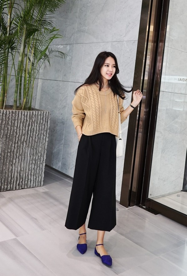 Goi y cach phoi do voi quan ong rong cho cac nang lung linh dip Tet