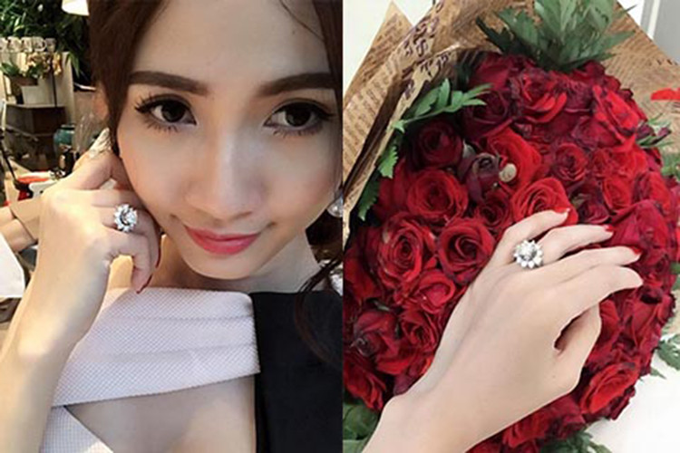 Năm 2016, trong cuộc phỏng vấn trên Zing, người đẹp cho biết, cô và bạn trai hơn 12 tuổi đã hẹn hò được 2 năm.