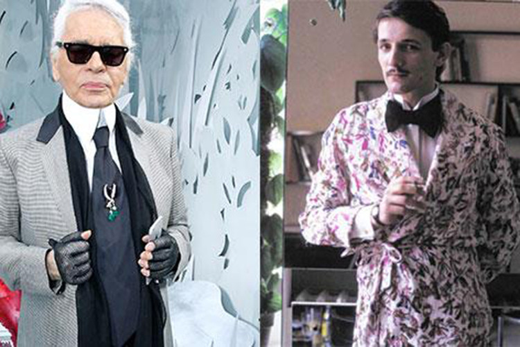 Karl thừa nhận người tình của ông từng qua lại với bạn thân của ông - nhà thiết kế Yves Saint Laurent. Ảnh: Harpersbazaar