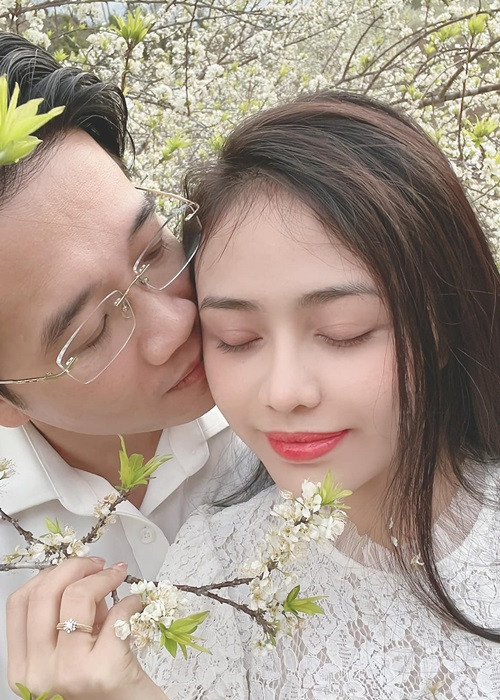 Lương Hải Yến liên tục dành lời cảm ơn đến người bạn đời.