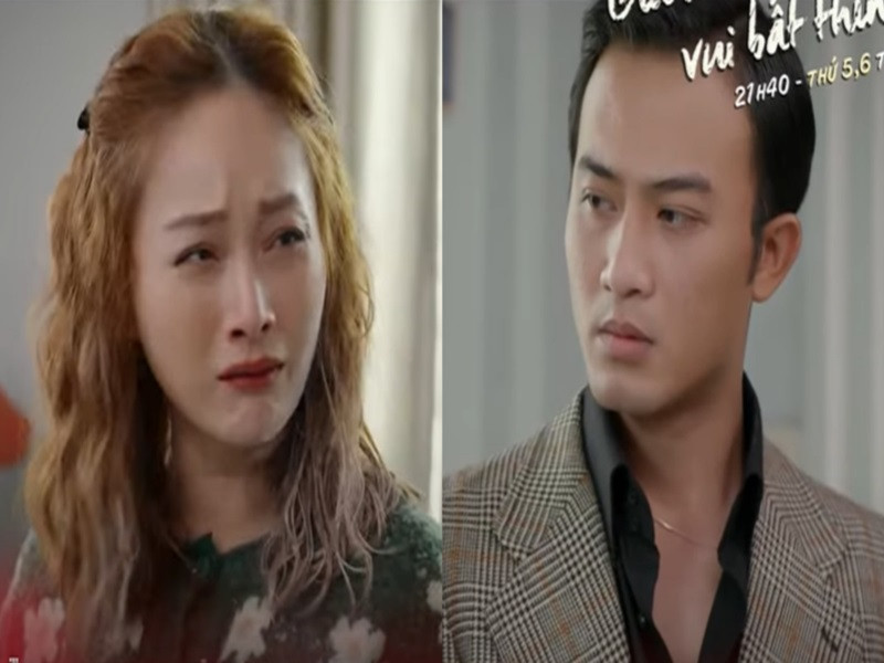 Lan Phương chia sẻ trên Vietnamnet về việc hợp tác với Doãn Quốc Đam: "Với tôi, trải nghiệm đóng với Doãn Quốc Đam rất thú vị, từ việc tìm hiểu bạn diễn thế nào, cách tư duy sáng tạo nhân vật ra sao để từ đó có điểm chung. Quốc Đam luôn là người sáng tạo nhanh nên giúp nhân vật của tôi thoải mái, mình chỉ cần tựa vào đó để diễn”. Ảnh: Lao động