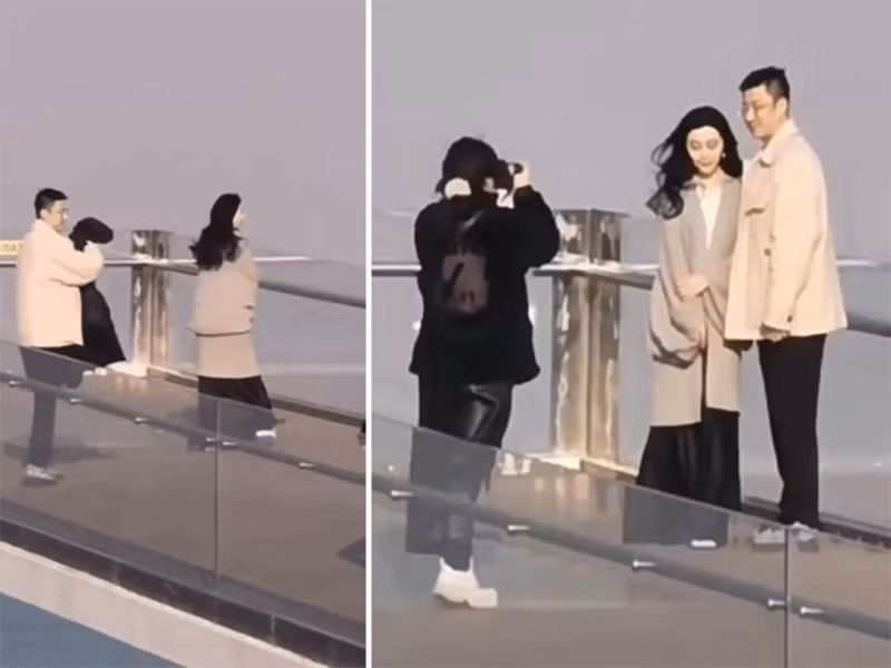 Phạm Băng Băng quen biết Quách Nham Phong khi nữ diễn viên thành lập thương hiệu mỹ phẩm năm 2018. Từ cộng sự, đối tác làm ăn, cả hai nảy sinh tình cảm. Ảnh: Sina