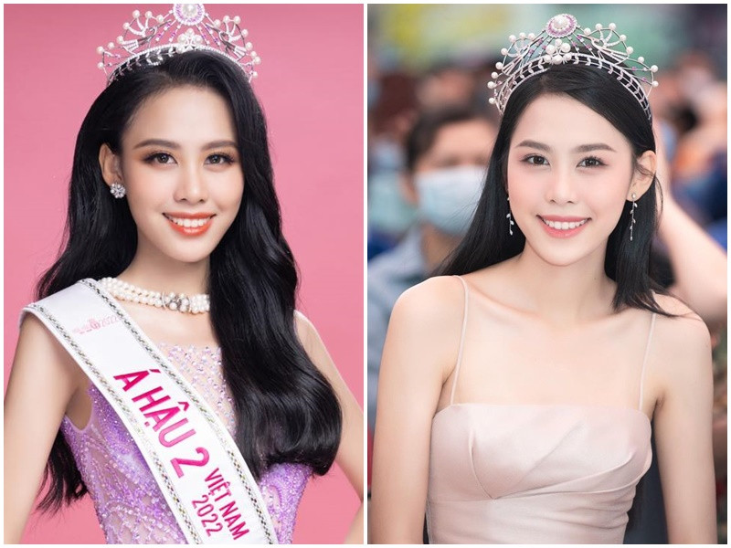 Ngọc Hằng là á hậu 2 cuộc thi Hoa hậu Việt Nam 2022. Sau cuộc thi, cô thăng hạng nhan sắc.