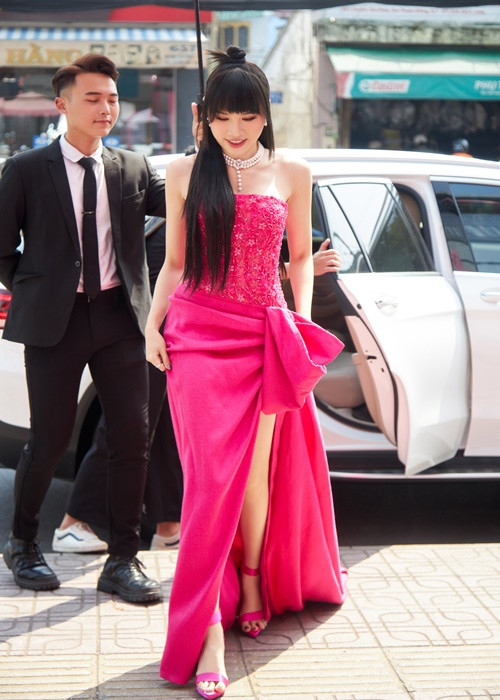 Thanh Thanh Huyền gợi cảm tại một sự kiện cuối tháng 2/2023. Ảnh: FBNV