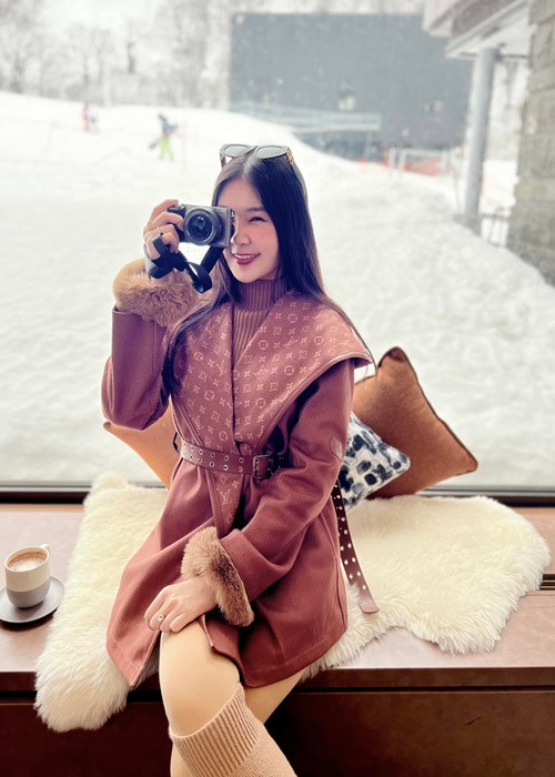 Trong cuộc phỏng vấn với Thể thao Văn hóa hồi tháng 11/2022, Ngân Anh từng bày tỏ muốn tận hưởng tuần trăng mật ở Anh - nơi cô từng du học.