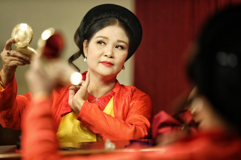 Trong cuộc phỏng vấn với Vietnamnet, Thanh Ngoan cho biết, chồng hay nhường cô, sẵn sàng chia sẻ chuyện nhà cửa, bếp núc. Ảnh: VTV