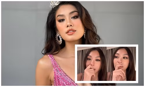 Thao Nhi Le bat khoc khi chinh thuc mat suat thi Miss Universe