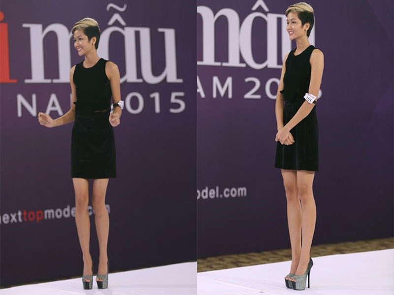 Để làm người mẫu, người đẹp giảm xuống còn 49kg.