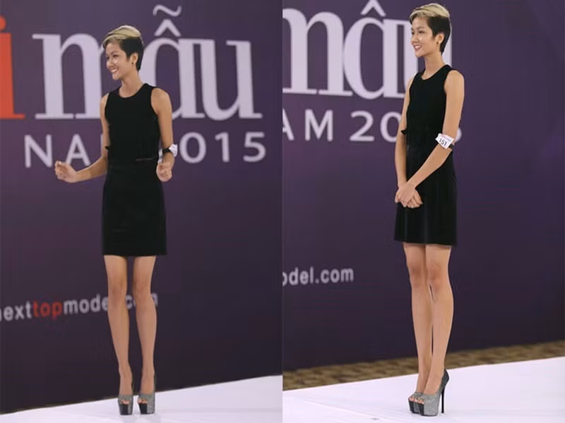 Để làm người mẫu, người đẹp giảm xuống còn 49kg.