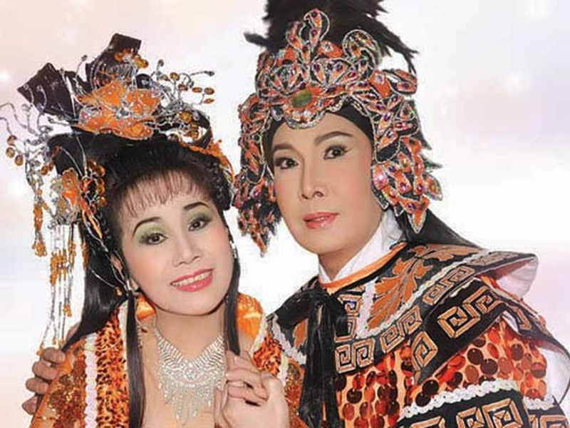 Nghệ sĩ Tài Linh sinh năm 1956, hơn Vũ Linh 2 tuổi. Cả hai từng là một trong những cặp đôi vàng của cải lương Việt Nam. Ảnh: Lao động