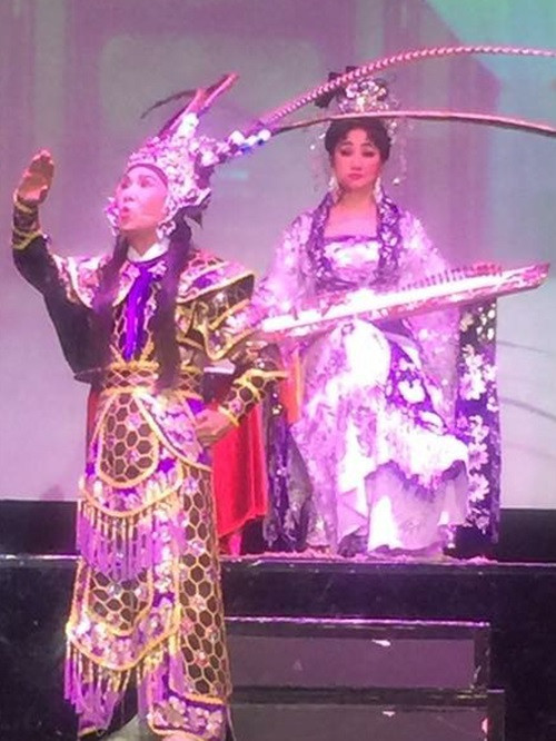 Tuy nhiên, năm 2022, chia sẻ về mối quan hệ với Vũ Linh, nghệ sĩ Thanh Thanh Tâm khẳng định chỉ là tình yêu trên sân khấu. Ảnh: Người lao động