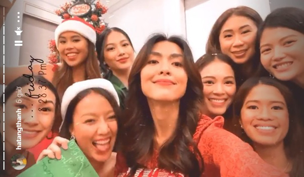 Hà Tăng đã có 11 năm làm dâu hào môn. Bởi vậy, tình cảm của "ngọc nữ" và gia đình chồng rất bền chặt. Ảnh: Gia đình xã hội