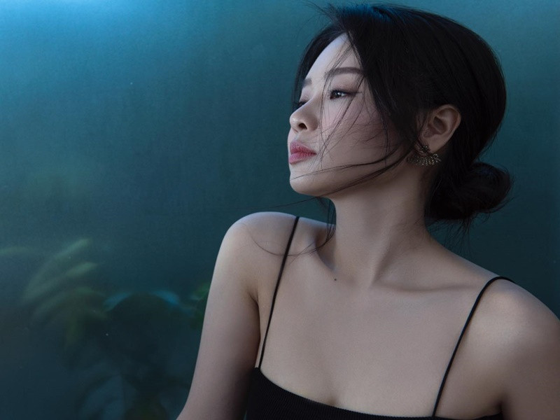 Nét quyến rũ, trẻ trung của Minh Hằng đốn tim nhiều khán giả. Ảnh: FBNV