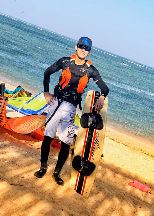 Đam mê thể thao của Nhan Phúc Vinh có trong nhiều năm.