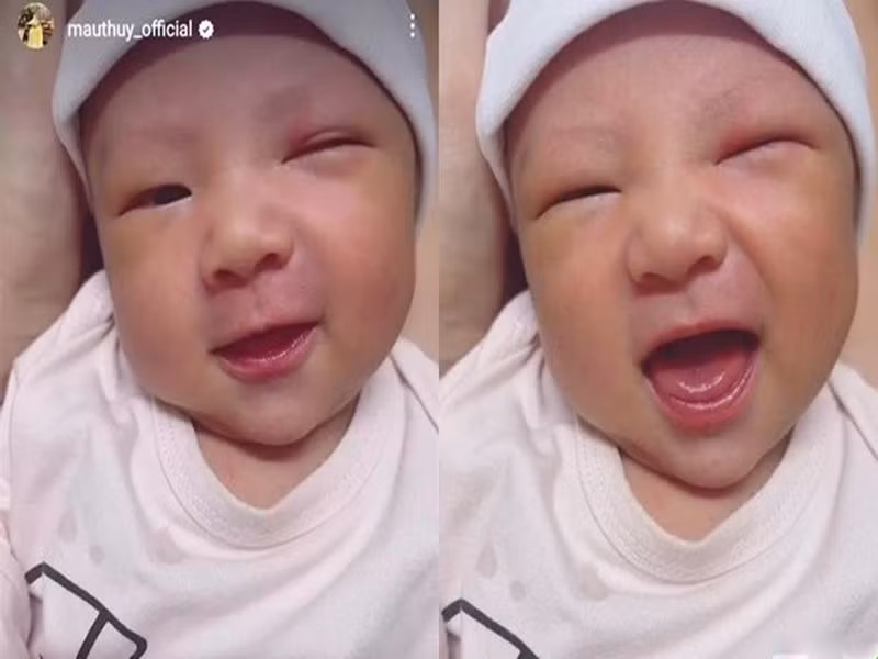 Mâu Thủy không giấu hình ảnh con trai như nhiều sao Việt.