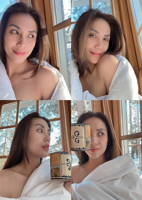 Ở tuổi 35, không chỉ có tình duyên viên mãn, sự nghiệp ổn định, Võ Hoàng Yến còn xinh đẹp, gợi cảm hơn.