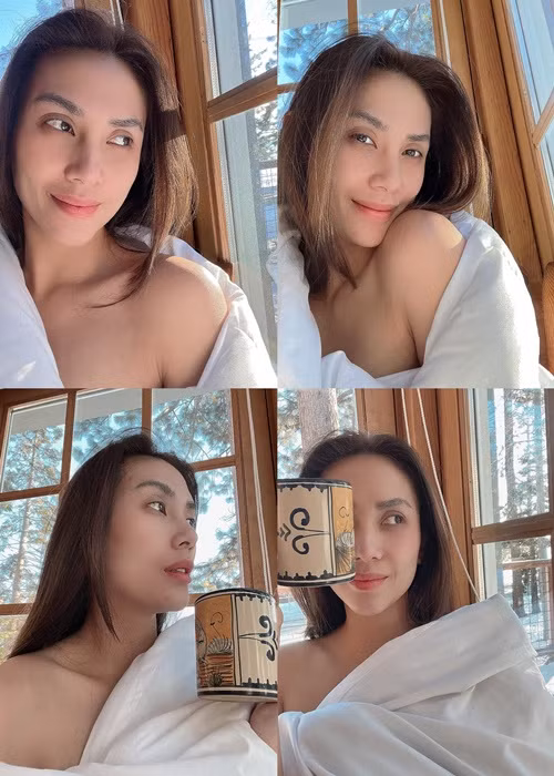 Ở tuổi 35, không chỉ có tình duyên viên mãn, sự nghiệp ổn định, Võ Hoàng Yến còn xinh đẹp, gợi cảm hơn.