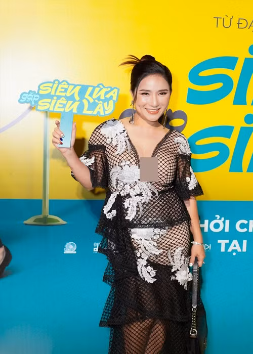 Mới đây, cô trở lại với vai phản diện trong phim “Siêu lừa gặp siêu lầy” sau 5 năm vắng bóng trên màn ảnh. Ảnh: Lao động