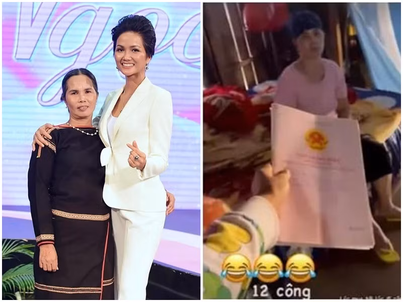 H’hen Nie va loat sao tang qua “khung” bao hieu bo me