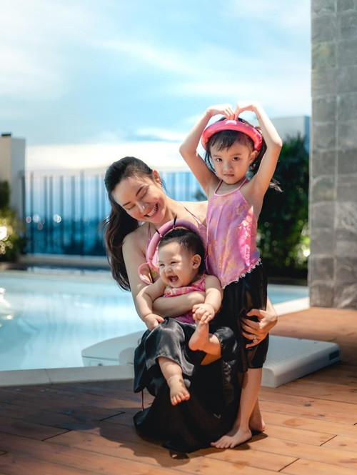 Các con là nguồn động lực để Vy Oanh vượt qua ồn ào.