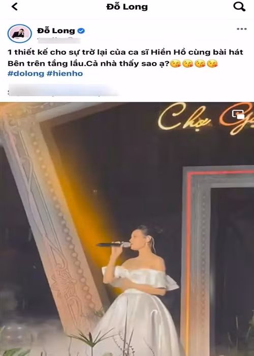 NTK Đỗ Long - người thực hiện trang phục cho Hiền Hồ cho đêm nhạc cũng bị vạ lây. Ảnh: Vietnamnet