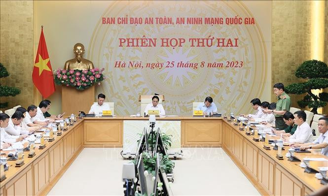 Thủ tướng chủ trì phiên họp Ban Chỉ đạo An toàn, an ninh mạng quốc gia Thu tuong chu tri phien hop Ban Chi dao An toan, an ninh mang quoc gia
