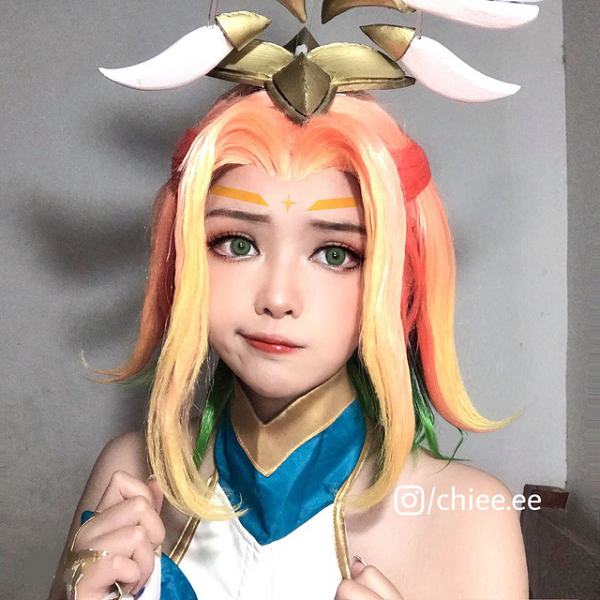Thục Chi chia sẻ, ban đầu cô thường thiên về việc make up chứ chưa nghĩ tới việc cosplay. Cơ duyên đưa Chi tới với cosplay là từ makeup look Kai'sa.