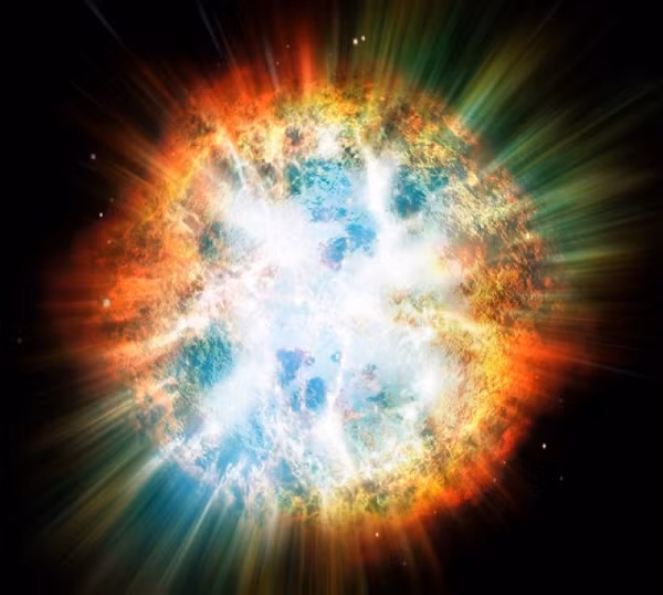 Đám mây phát sáng mà các ngón tay của "bàn tay ma quái" chạm tới là một đám mây khí khổng lồ được gọi là RCW 89. Các siêu tân tinh còn sót lại ở giữa bàn tay, gọi là MSH 15-52, cách Trái đất khoảng 17.000 năm ánh sáng.