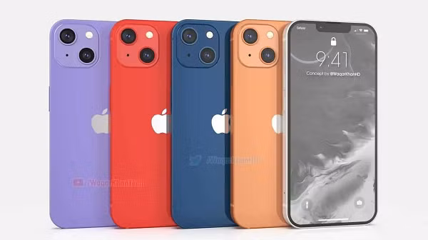 Ngoại hình không có thay đổi lớn nhưng bên trong phần cứng iPhone 13 lại được nâng cấp mạnh mẽ như màn hình LTPO OLED 120Hz, chip Apple A15 5nm và hệ thống camera sau được nâng cấp.