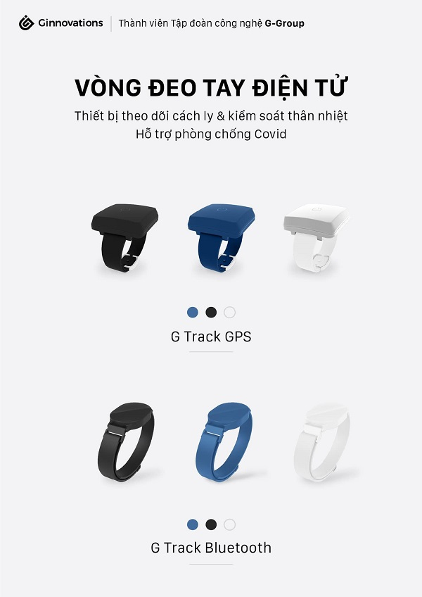 Sản phẩm được đưa vào thử nghiệm là vòng tay G-TRACK do Công ty công nghệ cao GINNOVATIONS - thành viên Công ty Công nghệ G-Group nghiên cứu và phát triển.