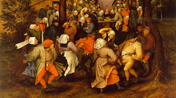 Ban đầu không ai biết tại sao xảy ra sự việc này, lúc này phía tầng lớp lãnh đạo tin rằng phương thức chữa căn bệnh nhảy múa là "lấy độc trị độc" - bằng cách nhảy nhiều hơn nữa. Do đó, họ dựng những sân khấu bằng gỗ để dân chúng lên biểu diễn.