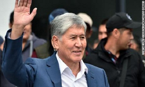 Tháng 12/2011, ông Atambayev được bầu làm Tổng thống Kyrgyzstan và giữ chức vụ này cho tới tháng 11/2017. Ảnh: CNN.