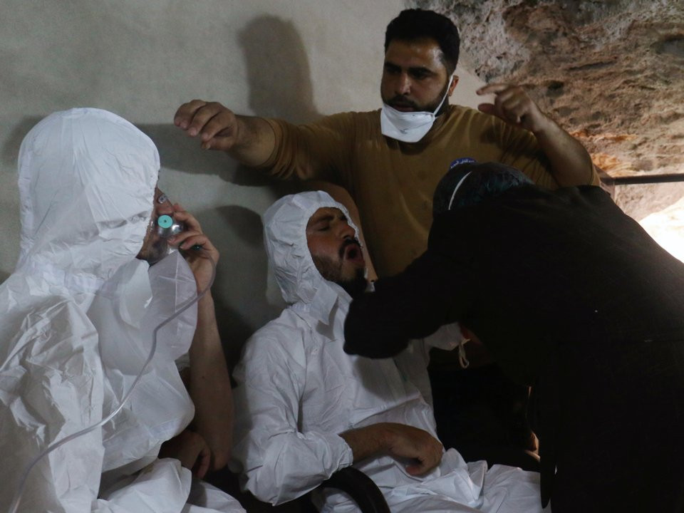 Cư dân ở Maraat al-Numan, một thành phố ở Idlib (Syria), đã tìm cách vượt biên sang Thổ Nhĩ Kỳ hồi tháng 8 sau khi quê nhà bị tấn công.