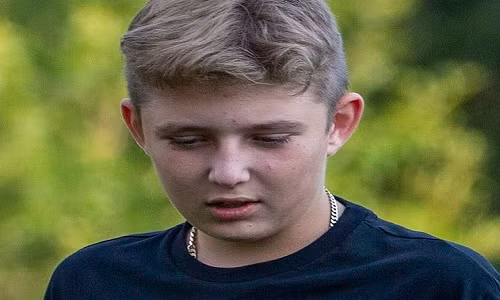 Cậu con trai út của Tổng thống Trump luôn thu hút sự chú ý bởi vẻ ngoài bảnh bao và loạt hành động đáng yêu. Ảnh: Daily Mail.