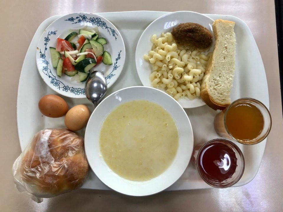 Một bữa sáng điển hình của Innokentiy.