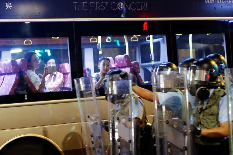 Một cuộc đụng độ đã diễn ra tại Sham Shui Po hôm 14/8.