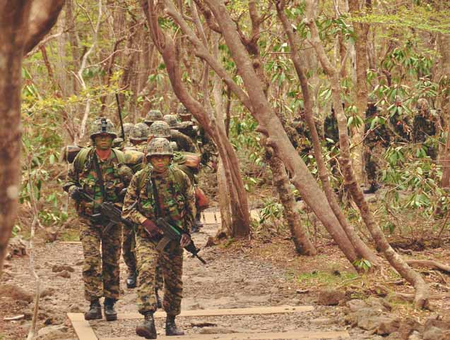 Bởi vậy, khu phi quân sự liên Triều vẫn đặt trong chế độ bảo vệ nghiêm ngặt bằng hàng rào dây thép gai, boong-ke bằng bao cát và cả các bãi mìn…