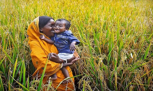 Những nụ cười vô giá và sự gắn kết thiêng liêng của tình mẫu tử.