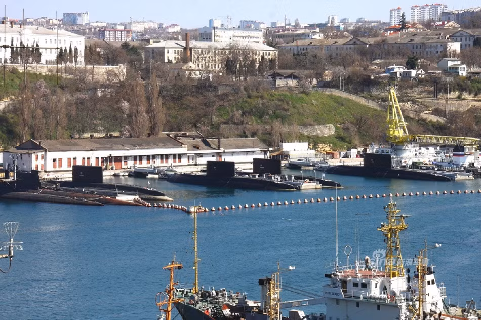 Thời kỳ Chiến tranh Thế giới thứ hai cũng là thời gian số lượng tàu chiến của Hạm đội Biển Đen có số lượng cao nhất. Nguồn ảnh: Sina.